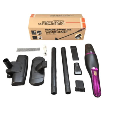 Black & Purple Handheld Vacuum Cleaner"