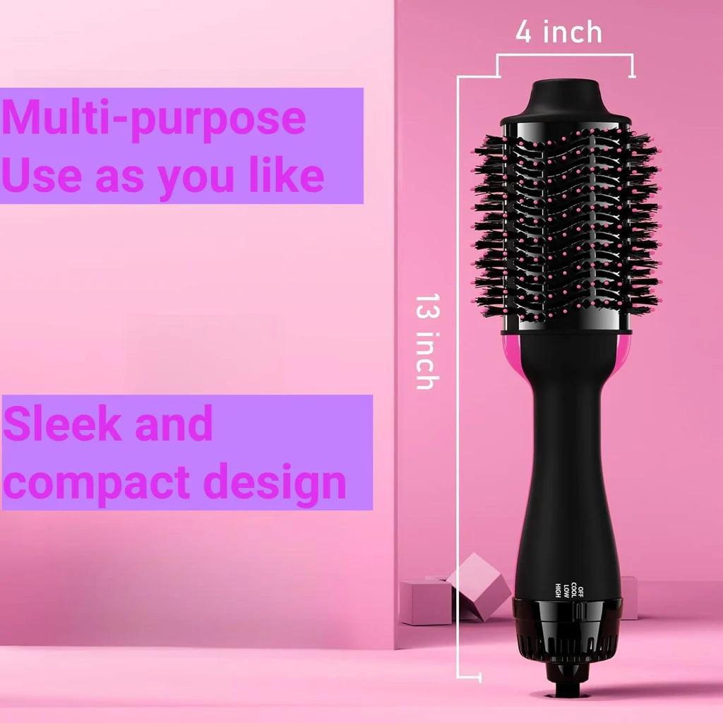 2 in 1 Hair Dryer and Styler  Hot Air Straightener Brush