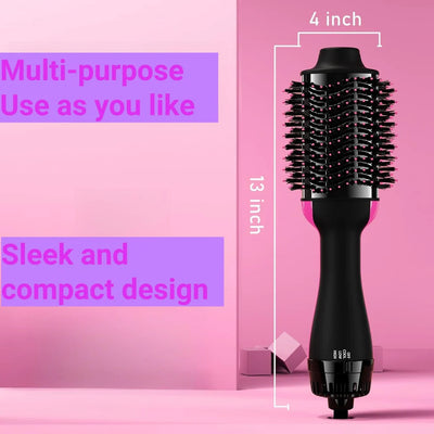 2 in 1 Hair Dryer and Styler  Hot Air Straightener Brush