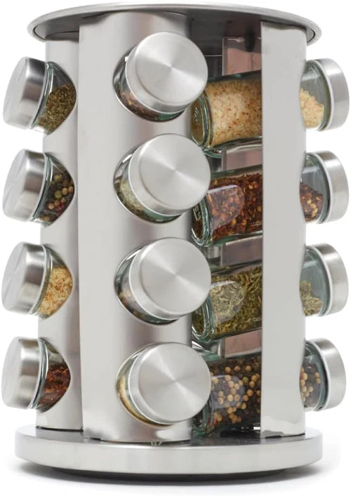 **Revolving 16-Jar Spice Carousel**