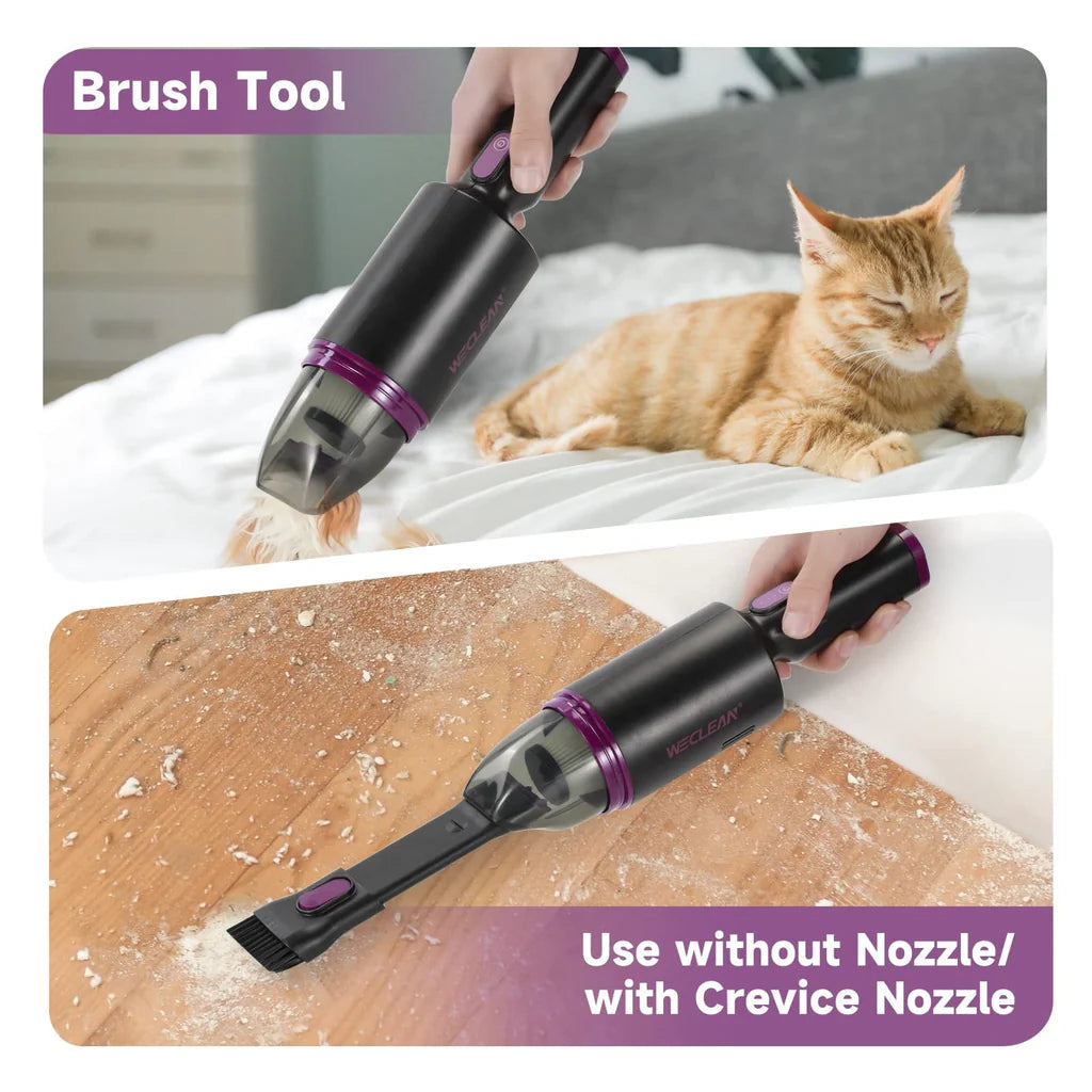 Black & Purple Handheld Vacuum Cleaner"